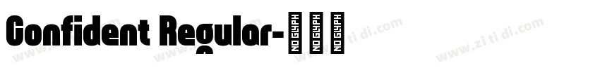Confident Regular字体转换